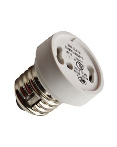Bulb Base Locking Adapter from Medium (E26) to GU24 Base