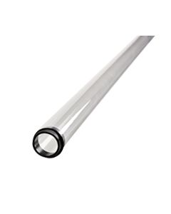 Linear Fluorescent 4ft T12 Clear Tube Guard with End Caps