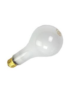 PS25 Elongated Incandescent Bulb 300W 2700K Medium (E26) Base 130V Frosted Dimmable