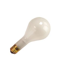 PS30 Elongated Incandescent Bulb 300W 2700K Medium (E26) Base 130V Frosted Dimmable