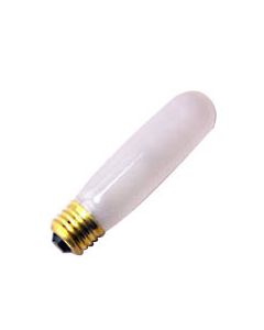 T10 Incandescent Tube 25W 2700K Medium (E26) Base 130V Frosted Dimmable