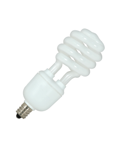 CFL T2 Spiral T2 Bulb Candelabra (E12) Base 13W 2700K non-dimmable
