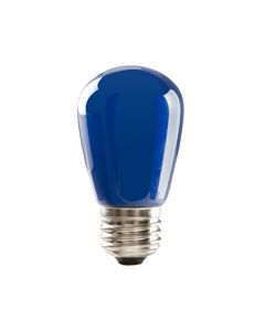LED Sign S-Type S14 Lamp Blue 1.4W watts Blue 120V Lumen Medium (E26) base 25000 hours 82 CRI Dimmable