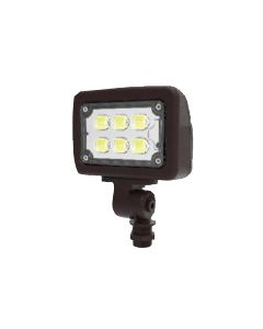 ProLED Flood 12W 30W or 50W Selectable Color Temp 3000K 4000K or 5000K 1/2 in Threaded Knuckle Mount 120 277V