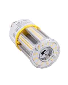 HID High Lumen LED Retrofit 18W Color Selectable 3000K, 4000K or 5000K Medium (E26) Base 100-277V 2520/2790/2700 Lumens 83CRI Non-Dimmable