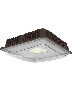 ProLED Select Slim Canopy, 28W, Color Selectable 3000K-4000K-5000K, 120-277VAC, Bronze
