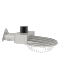 SekTor LED Dusk to Dawn Fixture 40 Watt 5000K 120-277VAC Gray 3 Pin Receptable with shorting cap